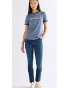 Wrangler Дамски дънки Sienna Moondrop Skinny сини памучни