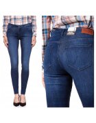 Wrangler Дамски дънки - Skinny - 10643-185 - Памук - Дълги - Petite - Дънкови - W25-L32 US - Сини