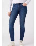 Wrangler Дамски дънки - вталени - тъмносини - памук/еластан