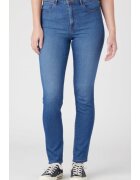 Wrangler Дамски тесни дънки памук/еластан - сини
