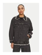 Wrangler Дамско дънково яке - Сиво - памук - цип