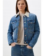 Wrangler Дънково яке - HERITAGE SHERPA - стандартна кройка - синьо - памук