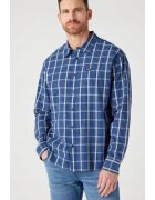 Wrangler Мъжка риза - деним - овърсайз - синя - памук