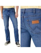 Wrangler Мъжки дънки Greensboro 803 - сини - W31 L34 - средна кройка - еластични
