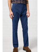 Wrangler Мъжки дънки Greensboro - памук/лен - тъмносини