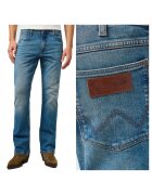 Wrangler Мъжки дънки - Horizon - Straight Fit - Висока талия - 5 джоба - Цип - Дълги - Памук - W38-L32 US
