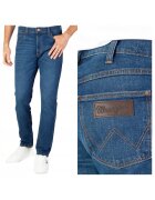 Wrangler Мъжки дънки - Larston - Skinny Fit - Ниска Талия - Цип - Дълги - 5 Джоба - Памук -