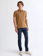 Wrangler Мъжки дънки - Larston - Slim Fit - ниска талия - 5 джоба - дълги - цип - памук -