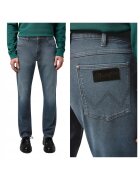 Wrangler Мъжки дънки - Larston - Slim Fit - Ниска талия - 5 джоба - Цип - Дълги - Памук - W31-L30 US