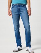 Wrangler Мъжки дънки - Larston - Slim Fit - Средна талия - 5 джоба - Цип - Дълги - Памук - W30-L34 US