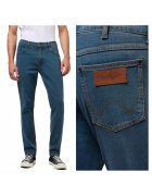 Wrangler Мъжки дънки - Larston - Slim Fit - Средна талия - 5 джоба - Цип - Дълги - Памук - W31-L34 US