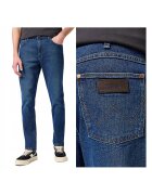 Wrangler Мъжки дънки - Larston - Slim Fit - Средна талия - Цип - Дълги - 5 джоба - Памук -