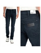 Wrangler Мъжки дънки - Larston - втален - ниска талия - цип - дълги - 5 джоба - памук -