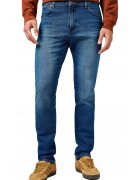 Wrangler Мъжки дънки - River - Slim Fit - Средна талия - 5 джоба - Цип - Дълги - Памук - W33-L34 US