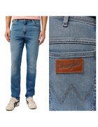 Wrangler Мъжки дънки - Texas - права кройка - средна талия - цип - дълги - 5 джоба - памук - W38-L32 US