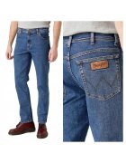 Wrangler Мъжки дънки - Texas - Slim Fit - Средна талия - Цип - Дълги - 5 джоба - Памук - Еластан - W31-L34 US