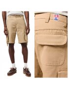 Wrangler Мъжки къси панталони - CJ Cargo Short - Regular Fit - Висока талия - Къси - Цип - 5 джоба - Памук - US - Кафяв
