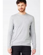 Wrangler Мъжки пуловер модел Crew Knit - средно - стандартна кройка - 100% памук