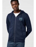 Wrangler Мъжки суичър - GRAPHIC ZIP HOODIE - стандартна кройка - - памук