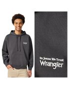 Wrangler Мъжки суичър - Hoodie - Regular Fit - С качулка - 1 джоб - Дълги ръкави - Памук - Без закопчаване - M INTL