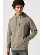 Wrangler Мъжки суичър Solid Hoodie - стандартна кройка - бежов - 100% памук