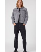 Wrangler Мъжко дънково яке - 302746873 - Памук - Сиво
