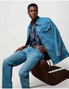 Wrangler Мъжко яке - Wrange Jacket - Свободна кройка - Деним дизайн - Без качулка - С копчета - Памук - XL INTL