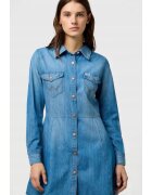 Wrangler Рокля синя - памук