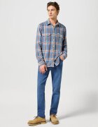 Wrangler Сини дънки Straight Fit
