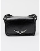 Zadig&Voltaire Кожена чанта през рамо Zazi Vintage