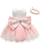 ZOYA Fashion Момичешка рокля + лента за глава - тюл - - 86