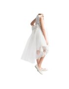 ZOYA Fashion Рокля за момиче - Тюл - Бяла