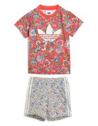 adidas Комплект тишърт и панталонки Liberty London JY3017 Regular Fit