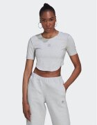 adidas Тишърт Crop Loungewear HL9130 Regular Fit