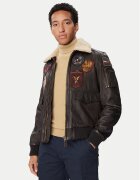 Aeronautica Militare Кожено яке 262PN0968U100839 Regular Fit