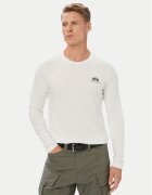 Alpha Industries Тениска с дълъг ръкав Basic Small Logo 198517 Regular Fit