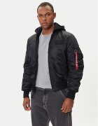 Alpha Industries Яке бомбър MA-1 Zip Hood Back Print 128113 Regular Fit