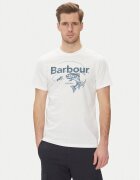 Barbour Тишърт Lydd MTS1396WH11 Tailored Fit