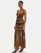 Bardot Коктейлна рокля Aries Mesh Maxi 59999DB Slim Fit