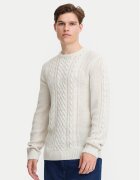 BLEND Пуловер 20717439 Екрю Regular Fit
