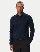 BOSS Тениска с яка и копчета 50570431 Regular Fit