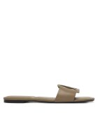 Calvin Klein Чехли Square Flat Sandal Emblem HW0HW03128