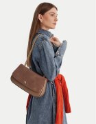 Calvin Klein Дамска чанта Ck Conv Chain Brushed Medium Bag LV04F3407G