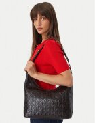 Calvin Klein Дамска чанта Emblem Aop Debossed Medium Shbag LV04F3875G