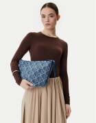 Calvin Klein Дамска чанта Emblem Aop Denim Bucket LV04F3432G