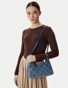 Calvin Klein Дамска чанта Emblem Aop Denim Shoulder Bag LV04F3431G