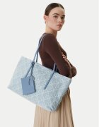 Calvin Klein Дамска чанта Emblem Aop Denim Tote W/ Pouch LV04F3428G