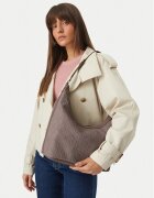 Calvin Klein Дамска чанта Emblem Aop Sueded M Shoulder Bag LV04F3881G