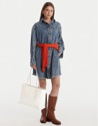 Calvin Klein Дамска чанта Emblem Aop Tote W/ Pouch LV04F3266G