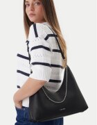 Calvin Klein Дамска чанта Emblem Hw Pebble Shoulder Bag LV04F3495G